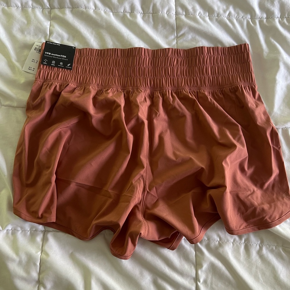 Abercrombie YPB Ultra High Rise Workout Shorts sz XL